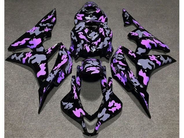 Viola & Grigio Mimetico 07-08 Honda CBR600RR Carene Moto Viola & Grigio Mimetico 07-08 Honda CBR600RR Carene Moto