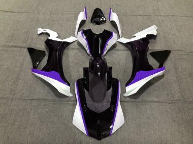 Viola In Bianco & Nero 15-19 Yamaha R1 Carene Moto