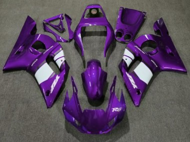 Viola Intenso & Bianco 98-02 Yamaha R6 Carene Moto