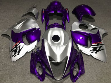 Viola Lucido & Argento 08-20 Suzuki GSXR 1300 Carene Moto