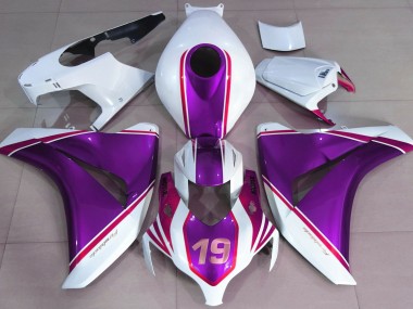 Viola Lucido & Bianco 08-11 Honda CBR1000RR Carene Moto