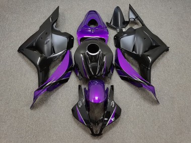 Viola Lucido & Nero 09-12 Honda CBR600RR Carene Moto