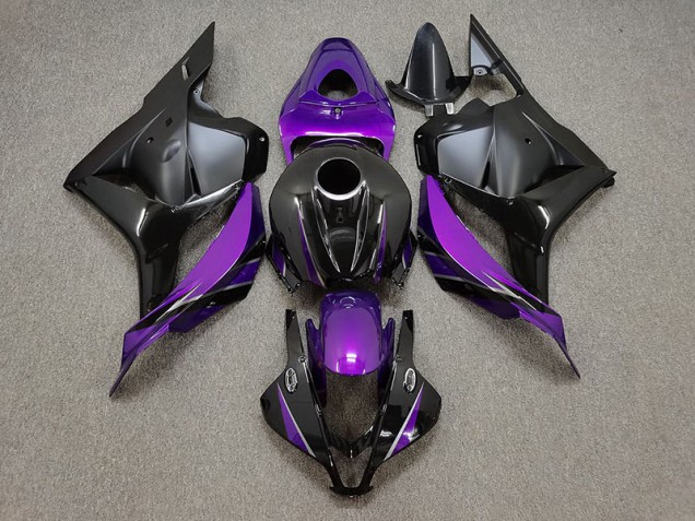Viola Lucido & Nero 09-12 Honda CBR600RR Carene Moto Viola Lucido & Nero 09-12 Honda CBR600RR Carene Moto