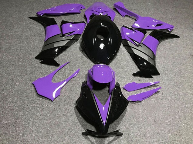 Viola Lucido Nero & Grigio 12-16 Honda CBR1000RR Carene Moto Viola Lucido Nero & Grigio 12-16 Honda CBR1000RR Carene Moto