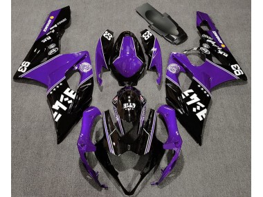 Viola Lucido & Nero Personalizzato 05-06 Suzuki GSXR 1000 Carene Moto