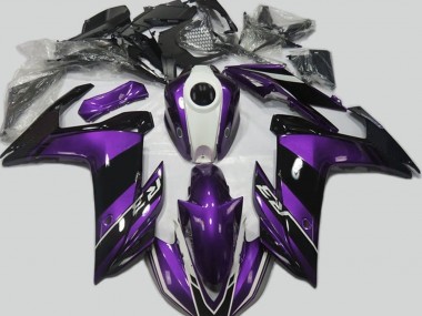 Viola & Nero Lucido 15-18 Yamaha R3 Carene Moto