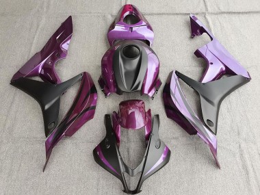 Viola & Nero Opaco 07-08 Honda CBR600RR Carene Moto
