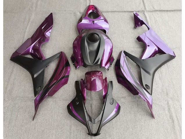 Viola & Nero Opaco 07-08 Honda CBR600RR Carene Moto