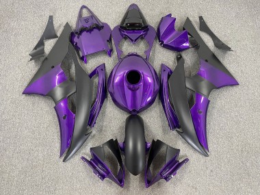 Viola & Nero Opaco 08-16 Yamaha R6 Carene Moto