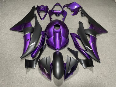Viola & Nero Opaco & Loghi 08-16 Yamaha R6 Carene Moto