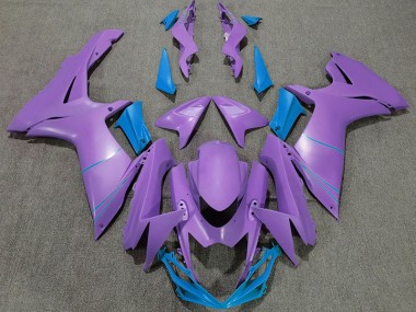 Viola Opaco & Blu 11-24 Suzuki GSXR 600-750 Carene Moto