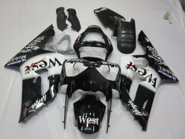 West 03-04 Kawasaki ZX6R Carene Moto