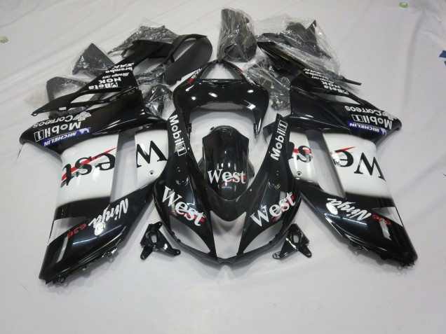 West 07-08 Kawasaki ZX6R Carene Moto