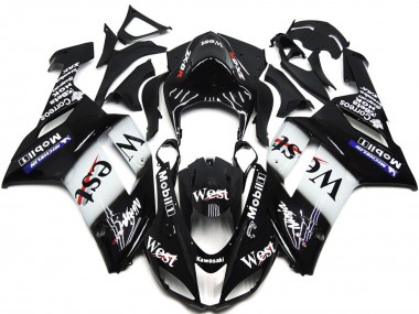 West Lucido Lucido 07-08 Kawasaki ZX6R Carene Moto